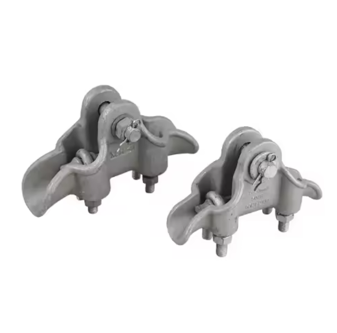 heavy duty suspension clamp for abc cable & adss high strength aluminum alloy over head line hardware (sizes 16mm² to 240mm²)