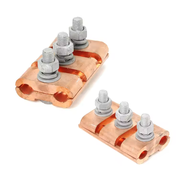 High Conductivity JBT Copper Parallel Groove Clamp for Power Distribution