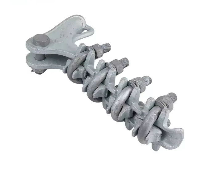 nld type bolted strain clamp, ductile iron dead end clamp for overhead power lines