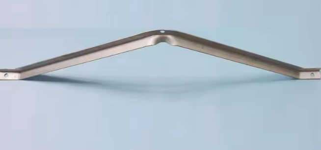 hot dip galvanized v type angle steel crossarm, herringbone support arm for overhead power lines