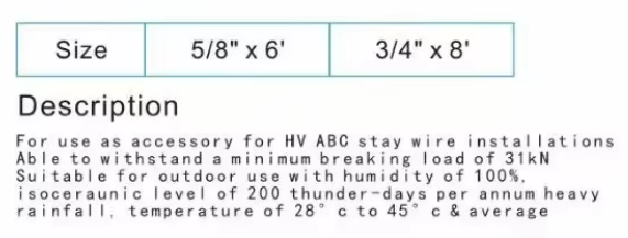 hot dip galvanized bow type stay set / stay rod for overhead power lines