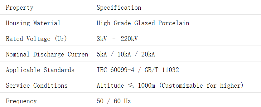Outdoor Porcelain Housed Zinc Oxide Surge Arrester (Station & Line Type) outdoor porcelain housed zinc oxide surge arrester (station & line type)