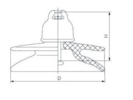 Double Umbrella Disc Suspension Glass Insulator | Anti-Icing & Anti-Fog U70D/U120D double umbrella disc suspension glass insulator | anti icing & anti fog u70d/u120d
