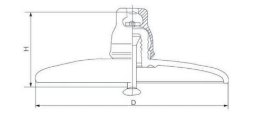 Aerodynamic Disc Suspension Glass Insulator | Self-Cleaning for Desert Areas aerodynamic disc suspension glass insulator | self cleaning for desert areas