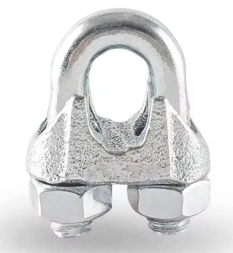 heavy duty hot dip galvanized wire rope clip u bolt cable clamp for overhead power lines