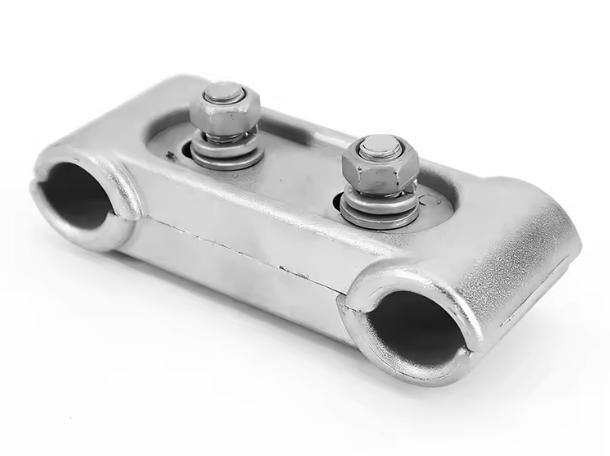 mrj type twin bundle spacer for overhead transmission lines