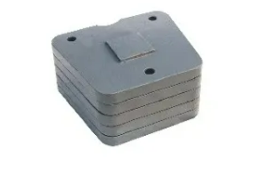 Anti-Wind Deflection Counterweight | Gray Cast Iron Plate for Insulator Strings