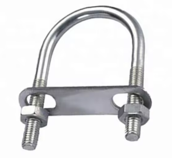 Hot Dip Galvanized JGU Type Cable Fixing U-Bolt with Clamp Plate