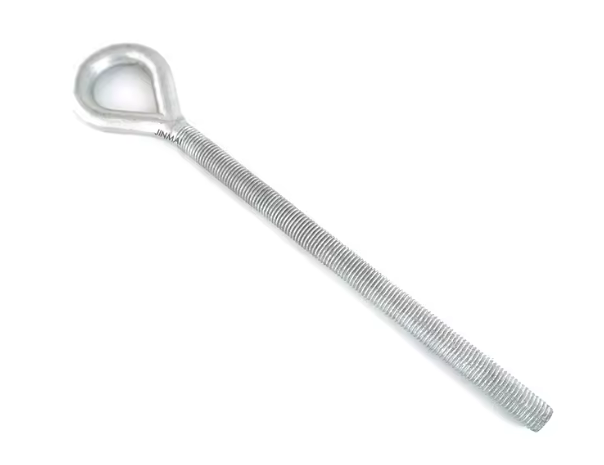 hot dip galvanized oval eye bolt for overhead power lines
