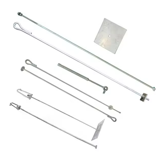 hot dip galvanized bow type stay set / stay rod for overhead power lines