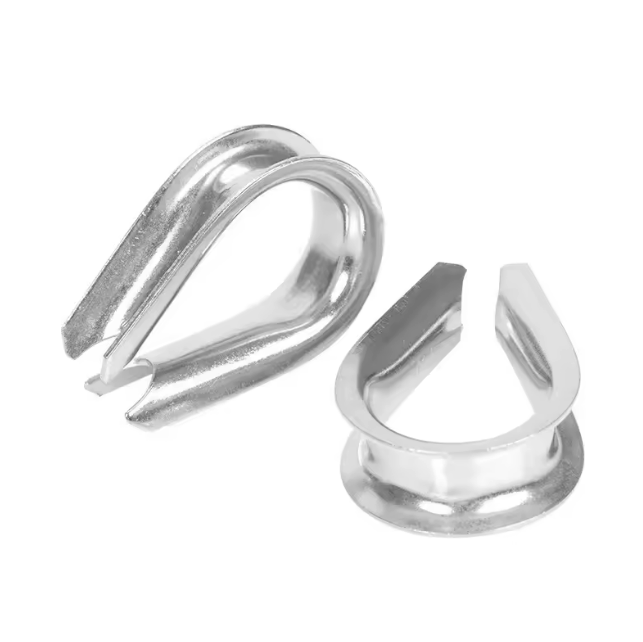 hot dip galvanized guy thimble | heavy duty wire rope thimble for pole line hardware