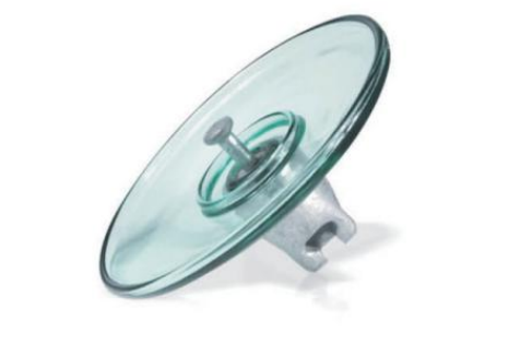 aerodynamic disc suspension glass insulator | self cleaning for desert areas